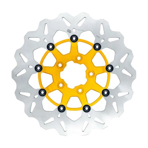 GBrakes 11.5" Floating Wave Front Brake Rotor For Harley 2000-2014