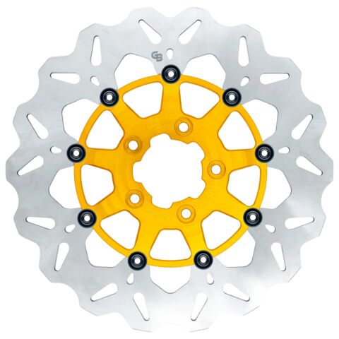 GBrakes 11.8" Floating Wave Front Brake Rotor For Harley 2006-2026