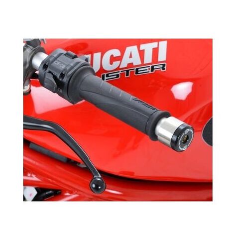 R&G Racing Bar End Sliders 7/8" Handlebars Black/Silver [Open Box]