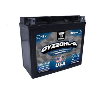 Yuasa GYZ20HL-A Factory Activated AGM Battery | JPCycles.com