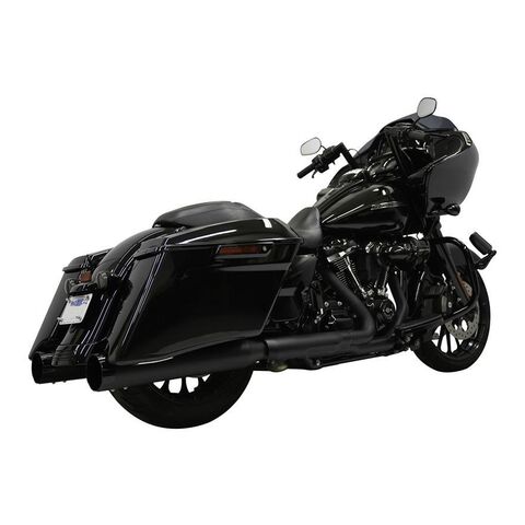 Bassani 4 1/2" Slip-On Mufflers For Harley Touring 2017-2026 Black [Previously Installed]