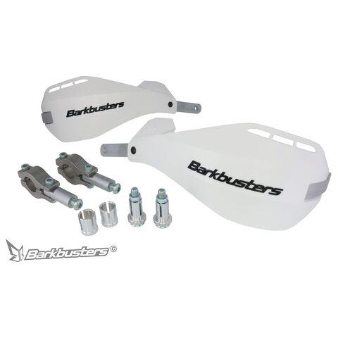 Barkbusters EGO Handguard Kit White / 1-1/8" Tapered Handlebars [Open Box]