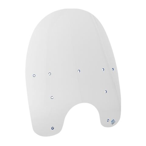 Memphis Shades Memphis Fats Windshield Replacement Plastic Clear / 15" Tall / 7" H/L Cutout [Previously Installed]