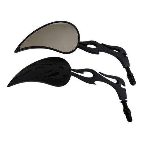 Rivco Thru-Mount Teardrop Flame Mirrors