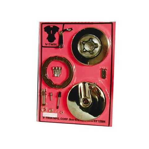 V-Twin Mfg. Front Drum Brake Kit For Harley FL 1949-1966 Chrome [Open Box]