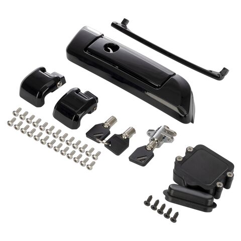 HogWorkz Tour Pack Hinges And Latch Kit For Harley Touring 2014-2026 Black [Blemished - Very Good]
