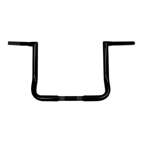 LA Choppers 1-1/4" Twin Peaks Bagger Handlebars For Harley Touring 2008-2025 12" Rise / Chrome [Previously Installed]