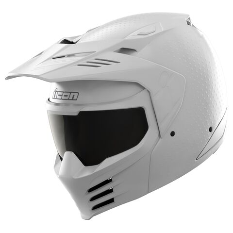Icon Elsinore Monotype Helmet Matte White / XL [Blemished - Very Good]
