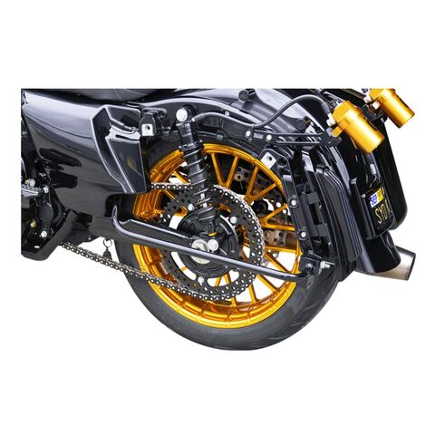 Arlen Ness Jagged Chain Drive Conversion Kit For Harley Touring 2009-2026 Black [Previously Installed]