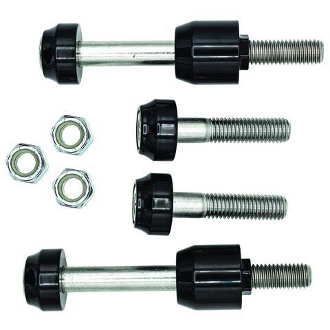 Santoro Fabworx Way Kool Shock Mounts For Harley Dyna 2009-2017 Black [Previously Installed]