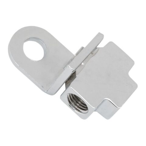 Drag Specialties Brake Line Tee 3/8"-24 Center Port / Chrome [Open Box]