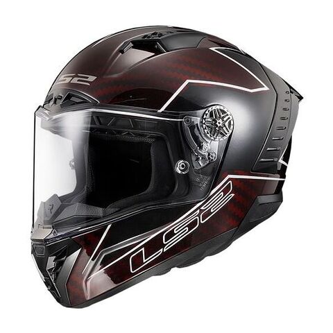 LS2 Thunder Carbon Lightning Helmet Red/Grey/Black / SM [Open Box]