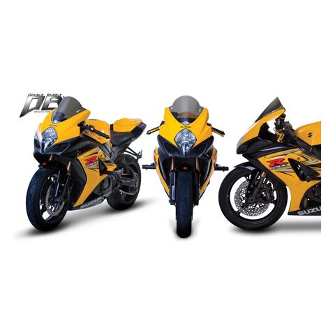 Zero Gravity Double Bubble Windscreen Suzuki GSXR 1000 2007-2008 Dark Smoke [Open Box]