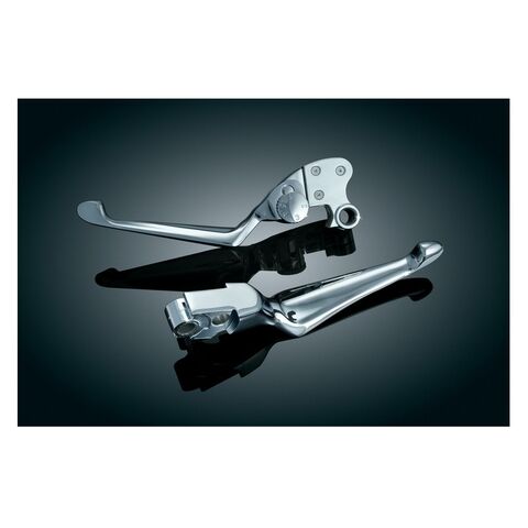 Kuryakyn Boss Blades Brake And Adjustable Clutch Lever For Harley 1996-2017 Chrome [Open Box]