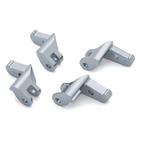 Kuryakyn Driver Floorboard Relocation Brackets For Harley Touring 2017-2026 Chrome [Previously Installed]