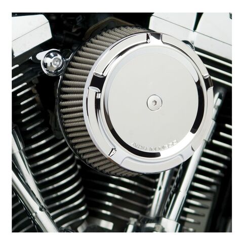 Arlen Ness Beveled Stage 1 Big Sucker Air Cleaner Kit For Harley Twin Cam 1999-2017 Synthetic Stainless Jacketed... [Previously Installed]