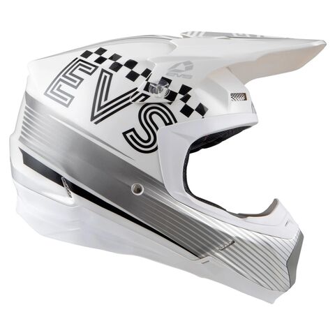 EVS T5 Torino Helmet White / LG [Incomplete]