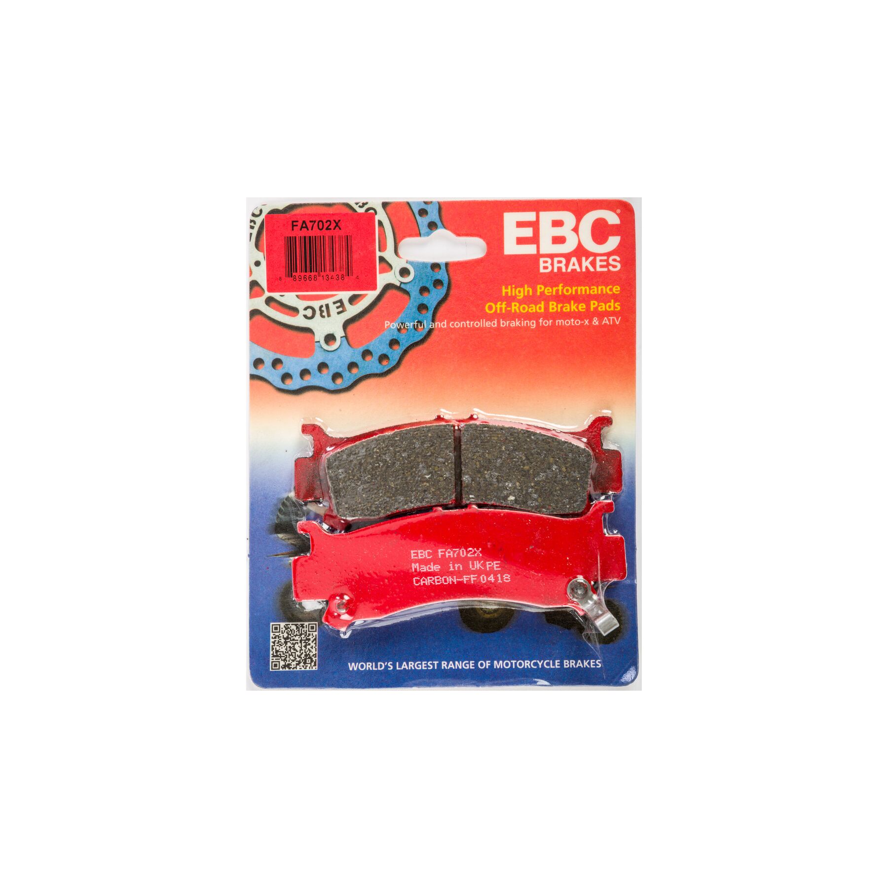 EBC FA702X Carbon X Front Right Brake Pads Honda Pioneer / Talon 2016-2023