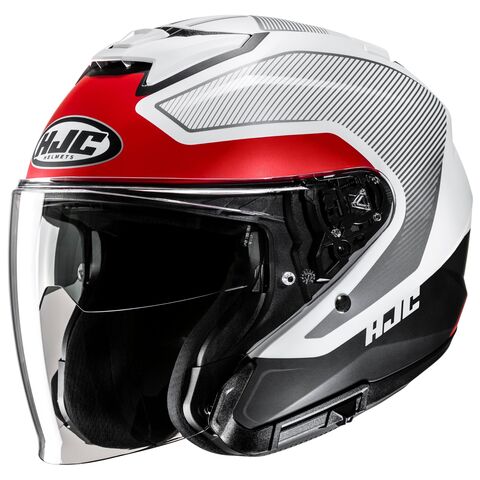 HJC i31 Tevis Helmet White/Black/Red / LG [Open Box]