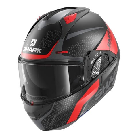 Shark EVO GT ENCKE Helmet Matte Black/Red/Grey / LG [Incomplete]