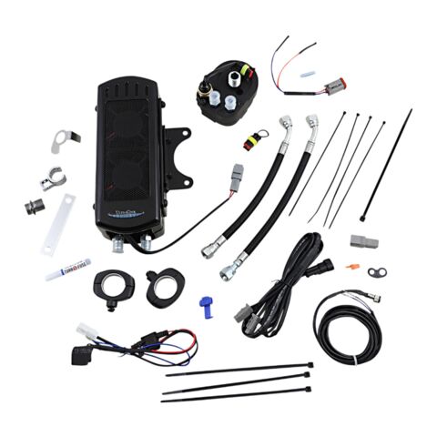 UltraCool Side Mount Oil Cooler Kit For Harley Touring With S&S T-Series Engines 2009-2016