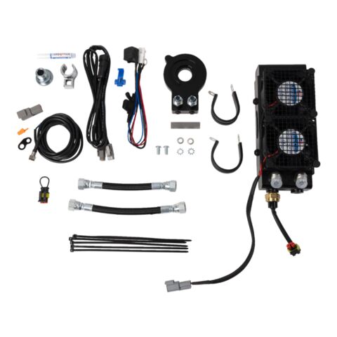 UltraCool Side Mount Naked Oil Cooler Kit For Harley Sportster 2004-2022