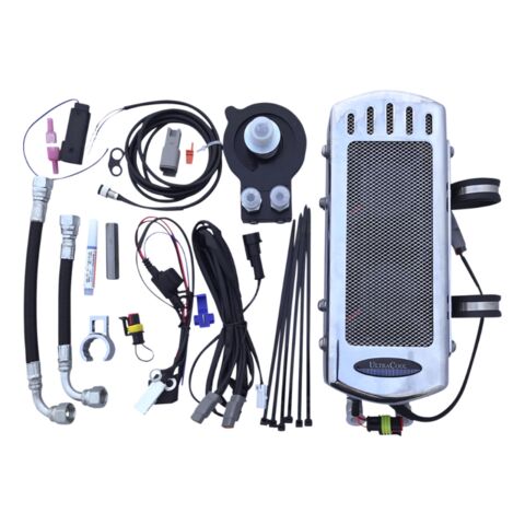 UltraCool Side Mount Oil Cooler Kit For Harley Softail 2018-2026