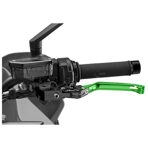 Puig Foldable Clutch Lever 4.0 Green/Black [Open Box]
