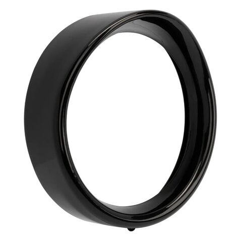 HogWorkz 7" Headlight Visor Trim Ring For Harley Softail / Freewheeler 1994-2025 Black [Open Box]