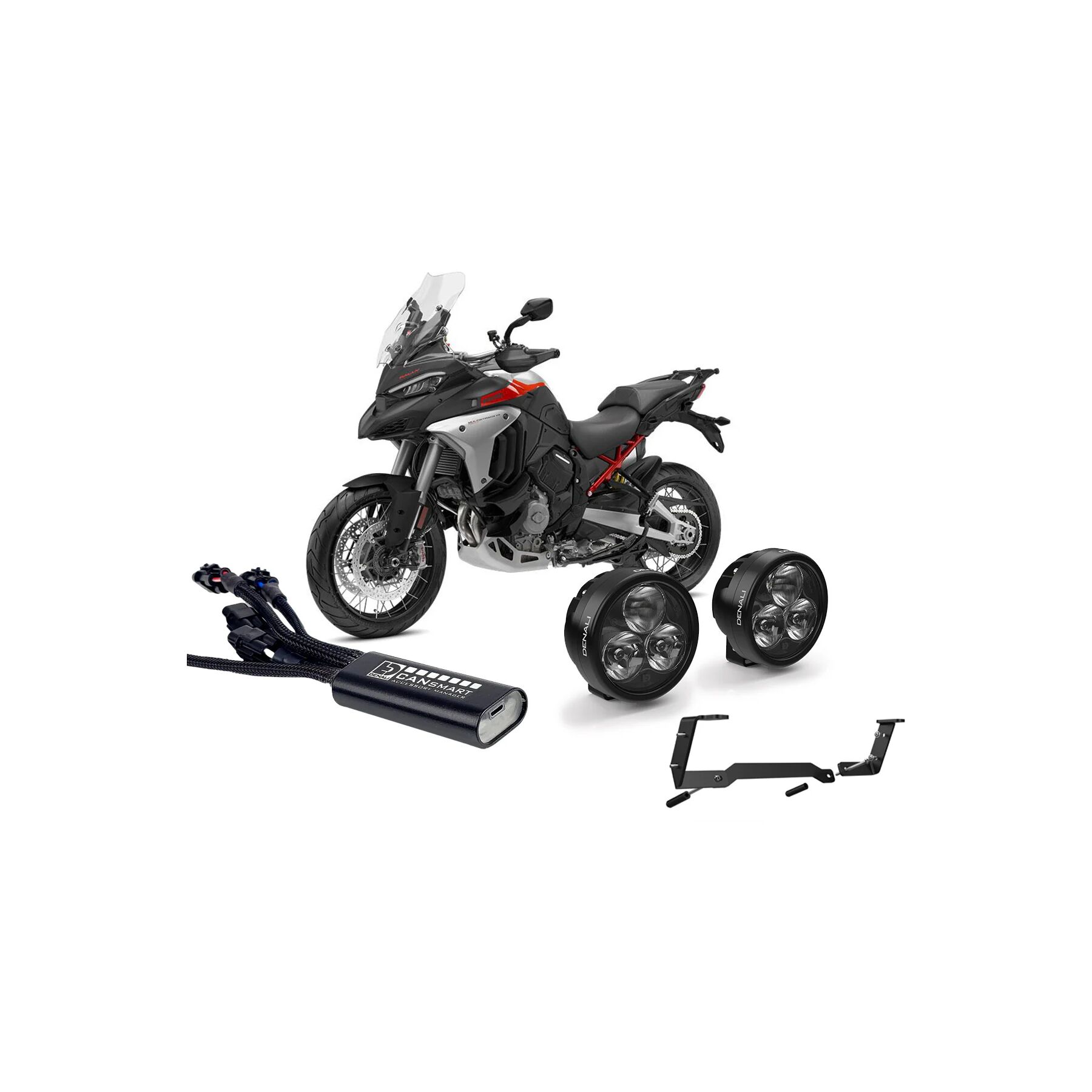 Denali Denali D3 Premium Lighting Kit Ducati Multistrada V4 2021-2026 - $847.23 at RevZilla