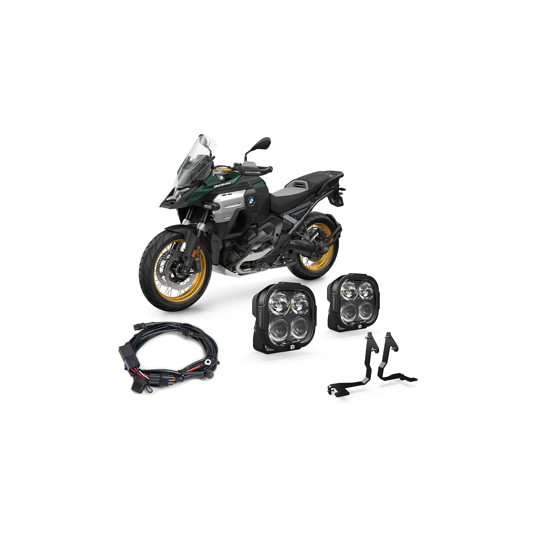Denali Denali DL4 Essential Lighting Bundle BMW R1300GS Adventure 2025-2026 - $397.11 at J&P Cycles
