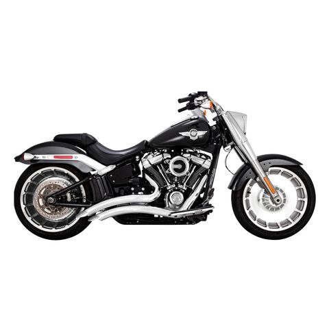 Vance & Hines PCX Big Radius 2-Into-2 Exhaust For Harley Softail Breakout / Fat Boy 2018-2024 Chrome [Previously Installed]