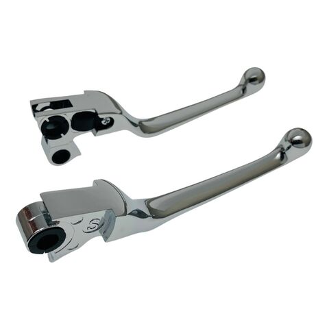 Drag Specialties Narrow Lever Set For Harley 1996-2017 Chrome [Open Box]