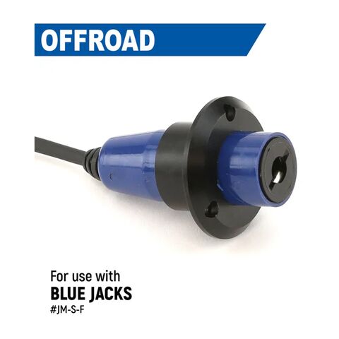 Rugged Radios Single Headset / Helmet Offroad Flush Jack Mount