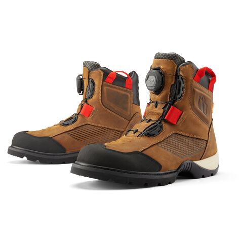 Icon Stormhawk WP Boots Brown / 13 [Open Box]