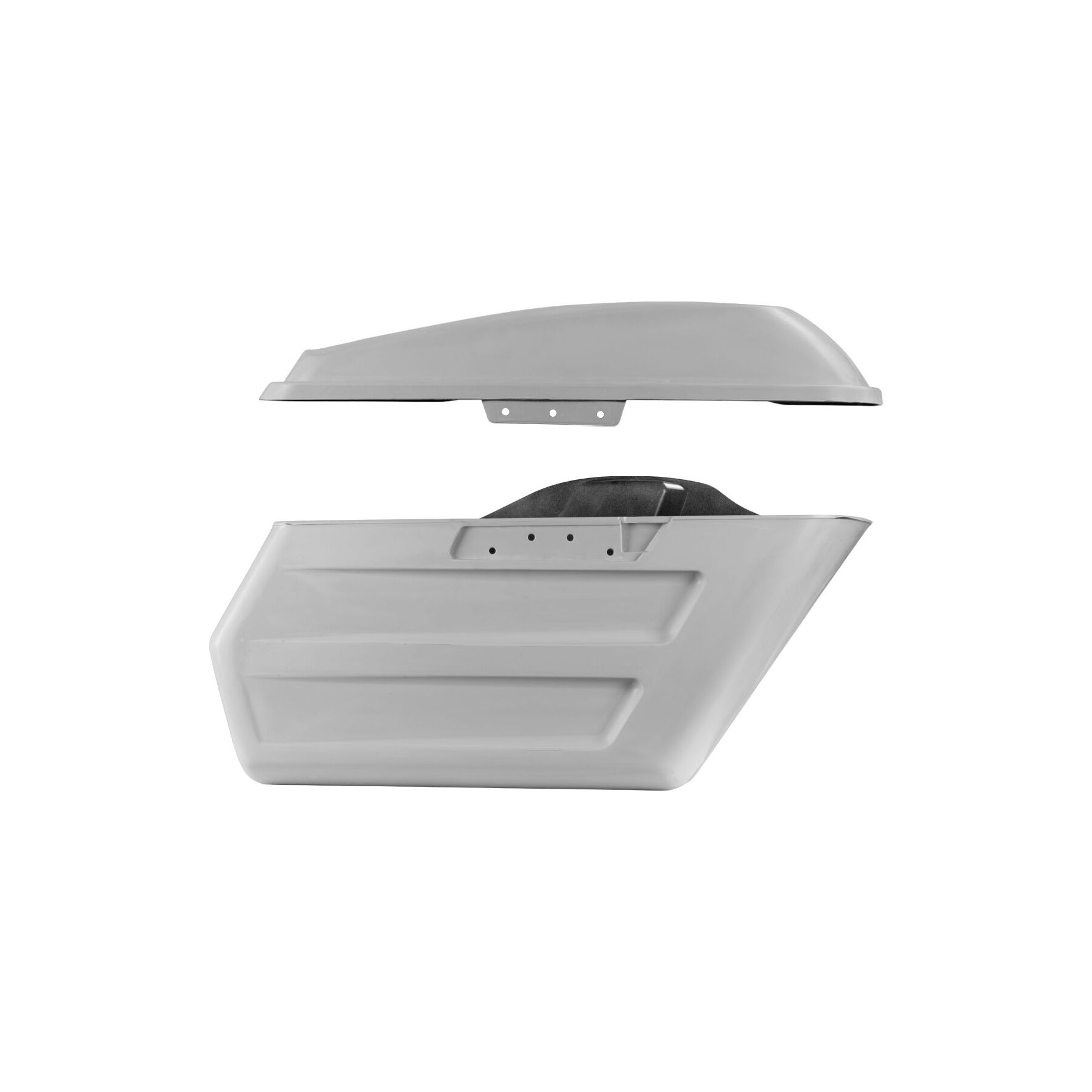 HogWorkz HogWorkz Chopped Hardline Saddlebags For Harley Touring 2014-2025 - $619.98 at J&P Cycles