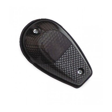 BikeMaster Universal Flush Mount Turn Signals Carbon/Smoke / Clear Bulb [Open Box]