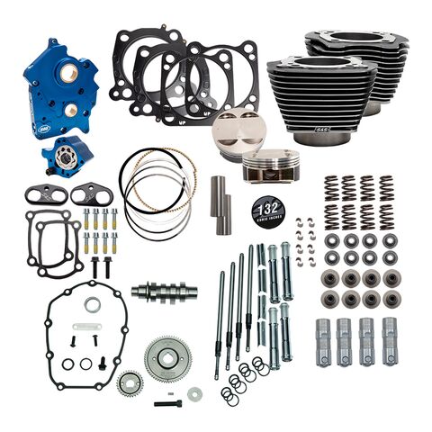 S&S Cycle 132" Power Pack For Twin Cooled Harley Touring 2017-2024