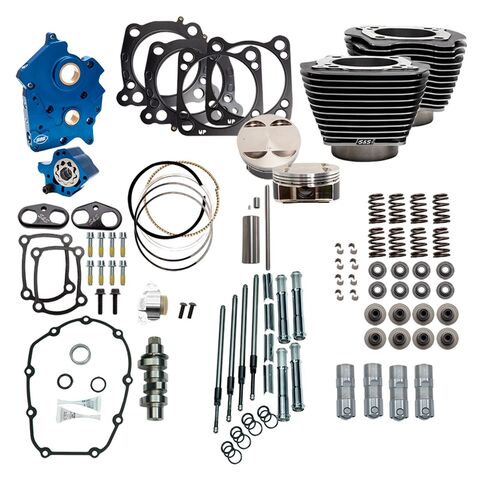 S&S Cycle Power Package For Harley Twin Cooled 114" / 117" Milwaukee-Eight 2017-2025