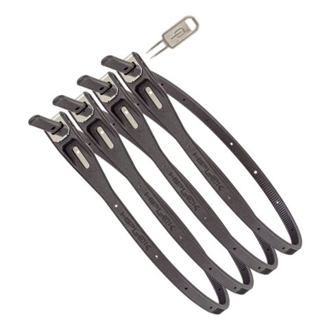 Hiplok Z-LOK Lockable Security Ties - 4 Pack