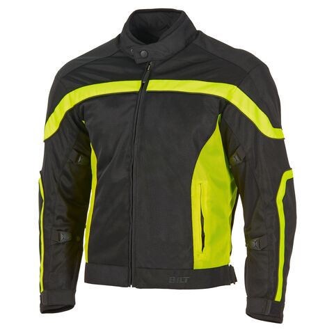 BILT Techno 2 Jacket Black/Hi-Viz Yellow / LG [Incomplete]