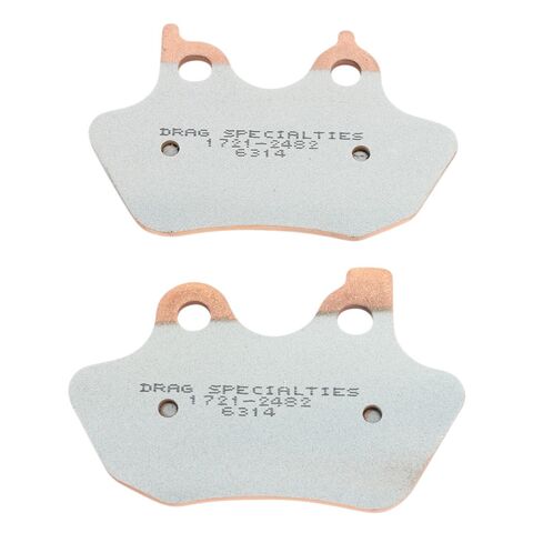 Drag Specialties Premium Sintered Metal Brake Pads For Harley Big Twin 2005-2007 [Previously Installed]