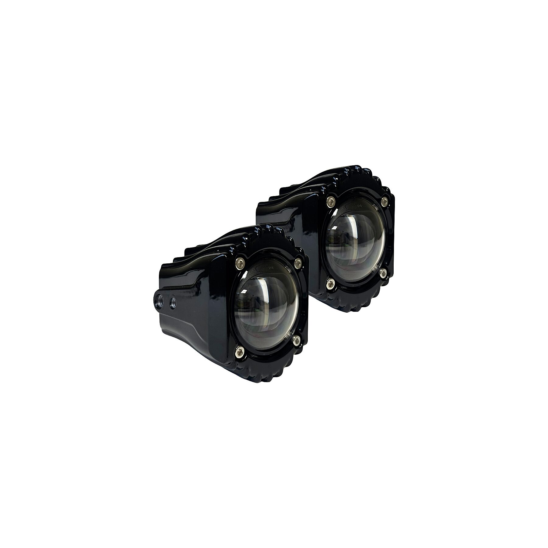Custom Dynamics Shark Demon LED Fog Lights For Harley 2017-2025