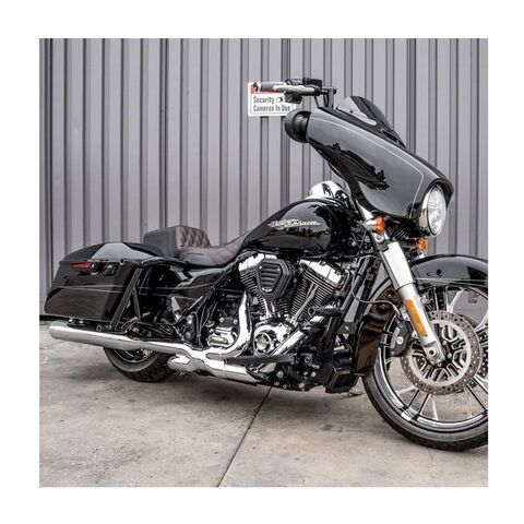 Burly Brawler Crash Bar Kit For Harley Touring 2014-2025 Black / Front & Rear [Previously Installed]