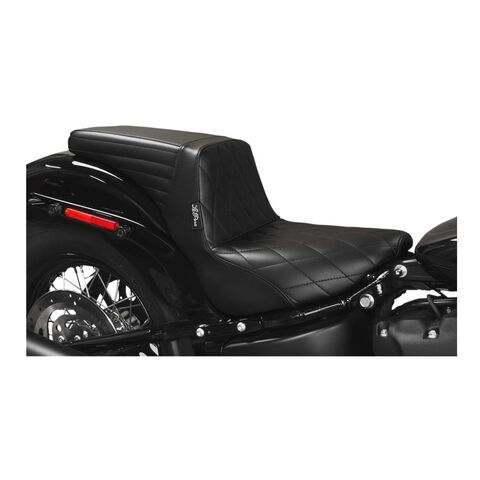 Le Pera Kickflip Diamond Stitch Seat For Harley Softail 2018-2026 Diamond Stitch [Previously Installed]