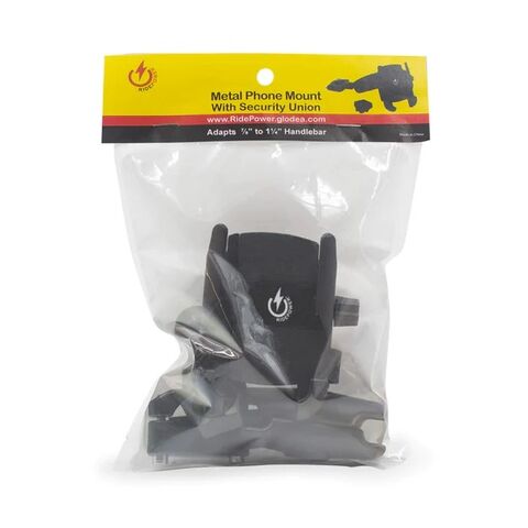 RidePower Metal Phone Mount With Security Union Ball Mounting [Open Box]