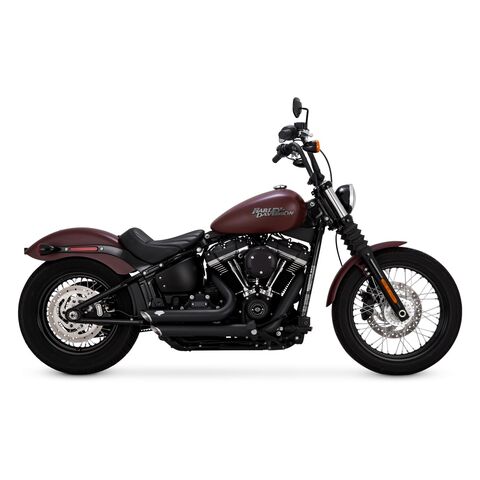 Vance & Hines PCX Shortshots Staggered Exhaust For Harley Softail 2018-2024 Matte Black [Open Box]