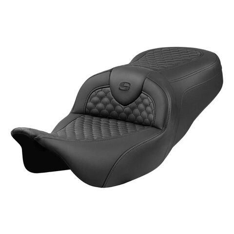Saddlemen Roadsofa DS Dragon Scale 2-Up Seat For Harley Touring 2008-2025 Standard Reach / Without Backrest [Blemished - Very Good]