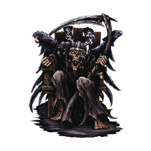 Lethal Threat Electric Chair Reaper Decal