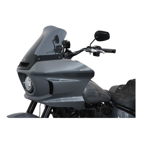 Klock Werks Flare Windshield For Harley FXLRST 2022-2026 Dark Smoke / 10" [Open Box]